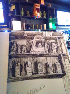 tiki underground happy hour sketch